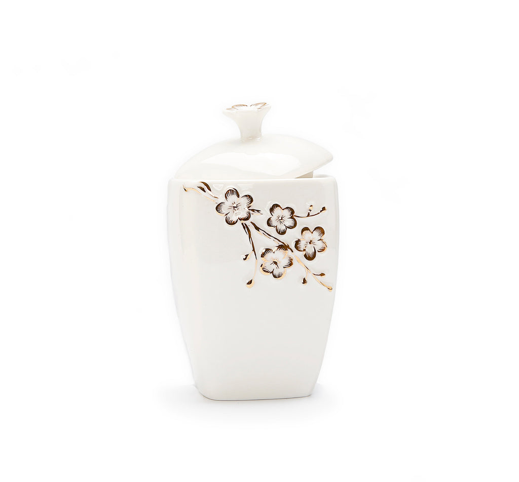 Sugar Bowl Gold Floral Artwork
