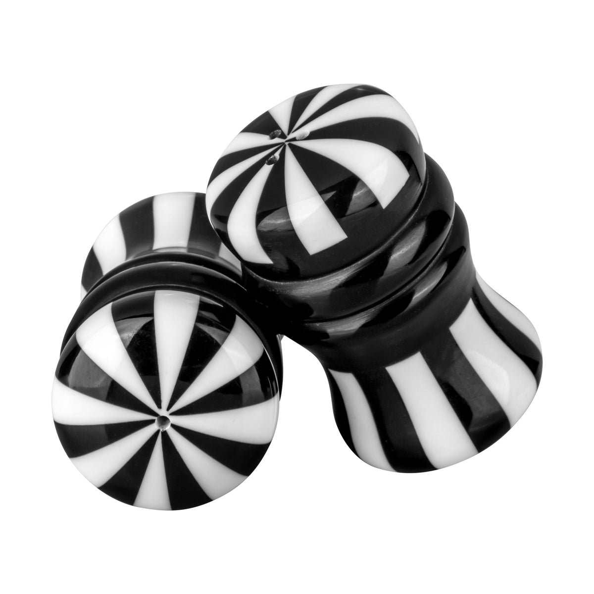 Black and White Salt and Pepper Shaker Set
