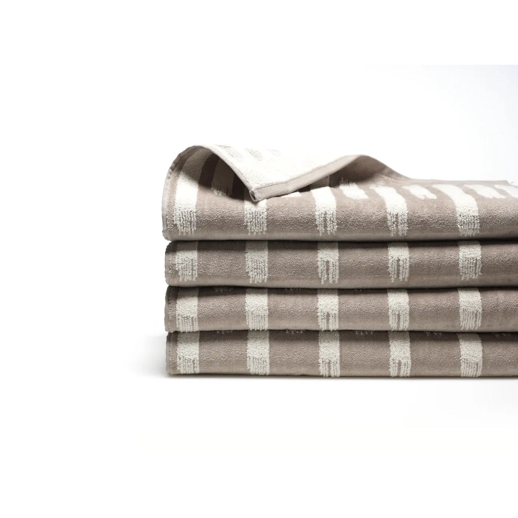 Stroke Hand Towel, Beige or Grey