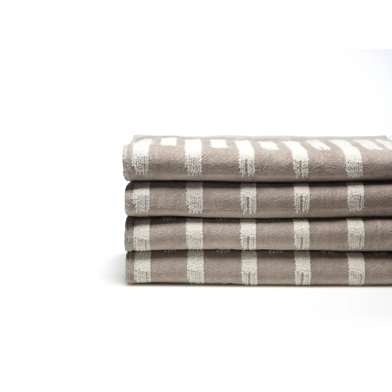Stroke Hand Towel, Beige or Grey