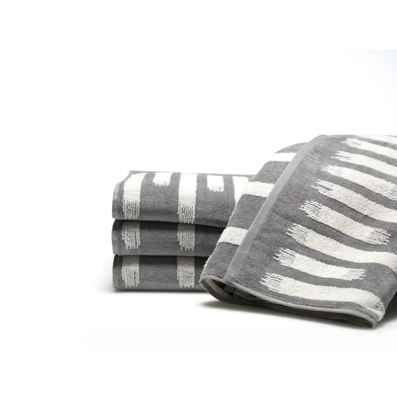 Stroke Hand Towel, Beige or Grey