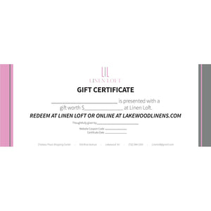 Gift Certificate