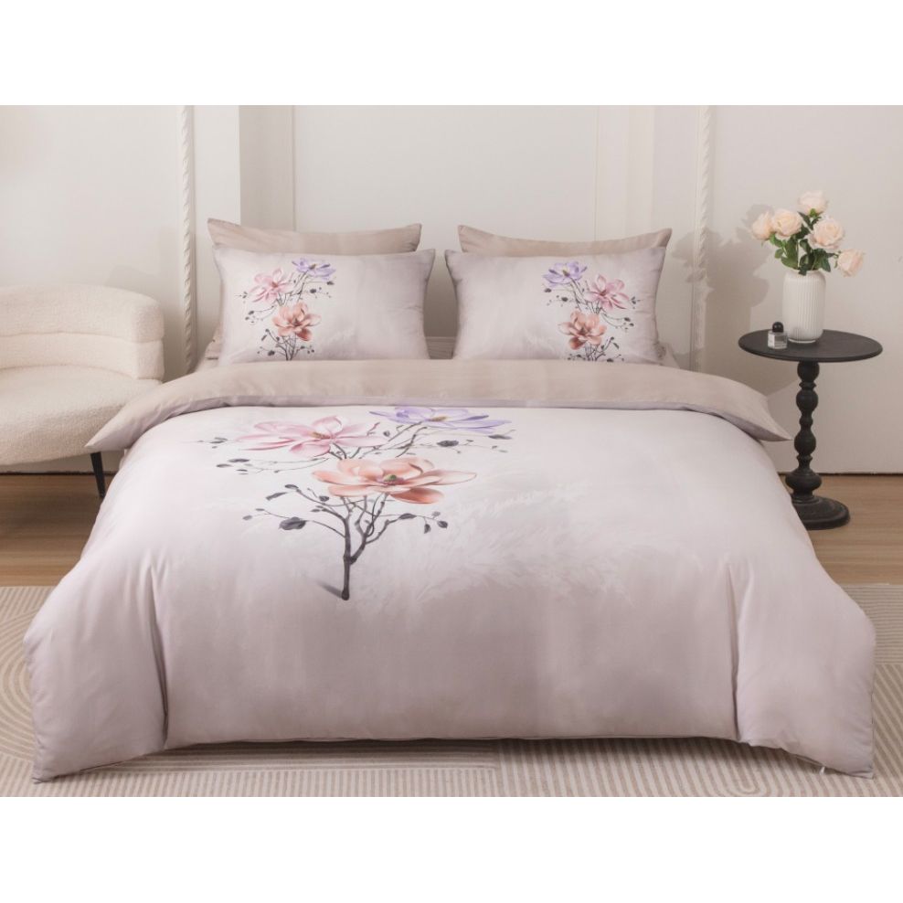 Seranata Beige Duvet Cover Bedding Set