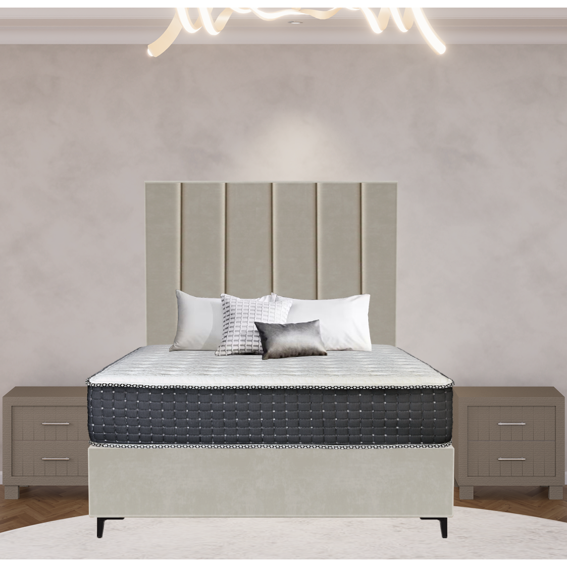 Linen Loft Skyline Bed and Headboard