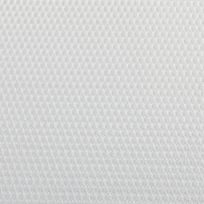 Jacquard Hudson White Tablecloth