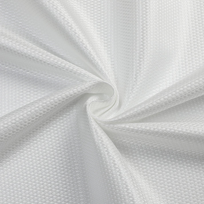 Jacquard Hudson White Tablecloth