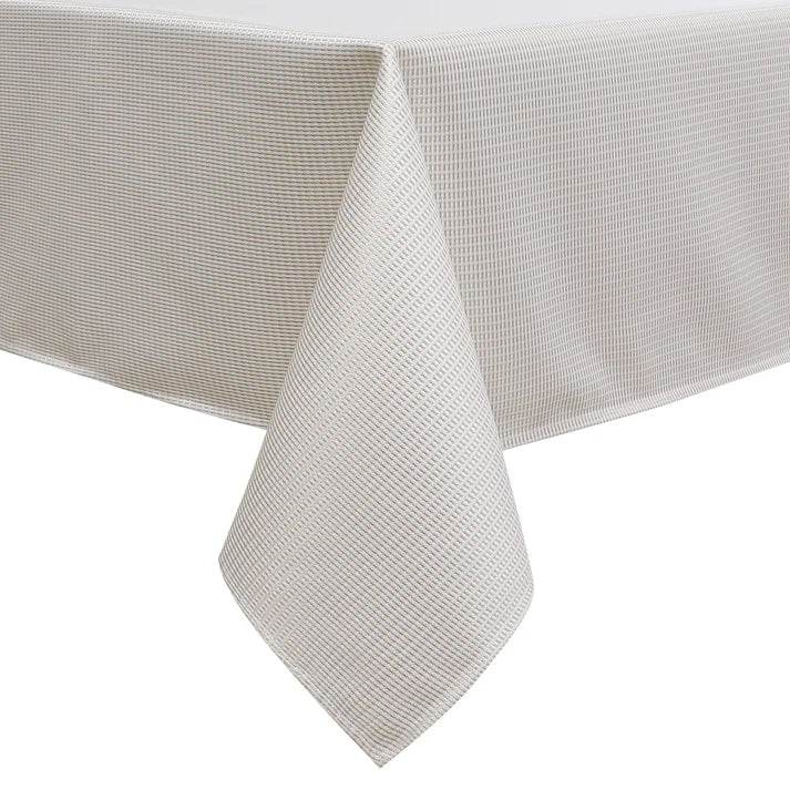 Jacquard Hudson Gold Tablecloth