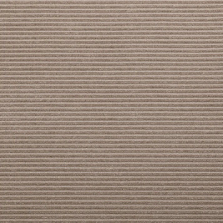 Velvet Taupe Ribbed Tablecloth