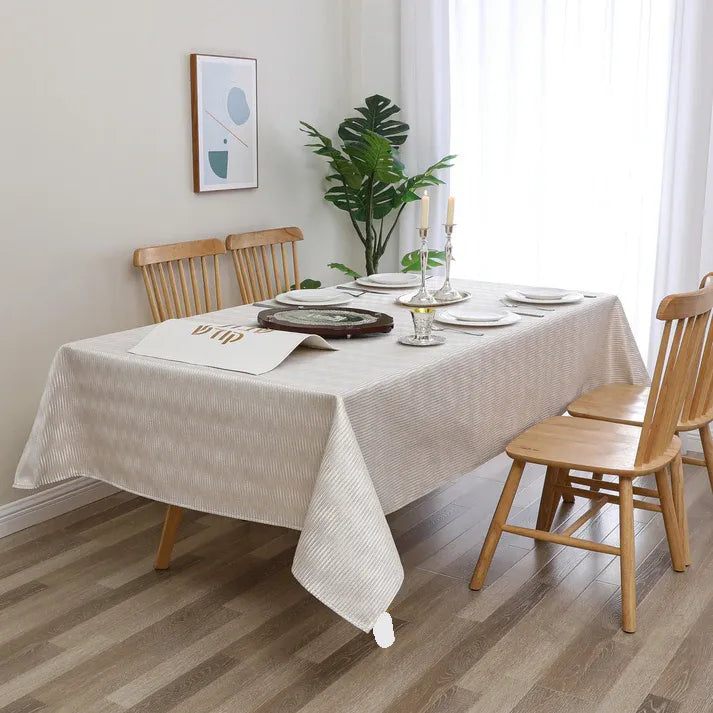 Jacquard Oceana Waves Gold Tablecloth