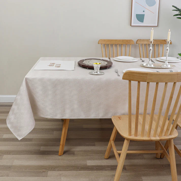 Jacquard Oceana Waves Gold Tablecloth