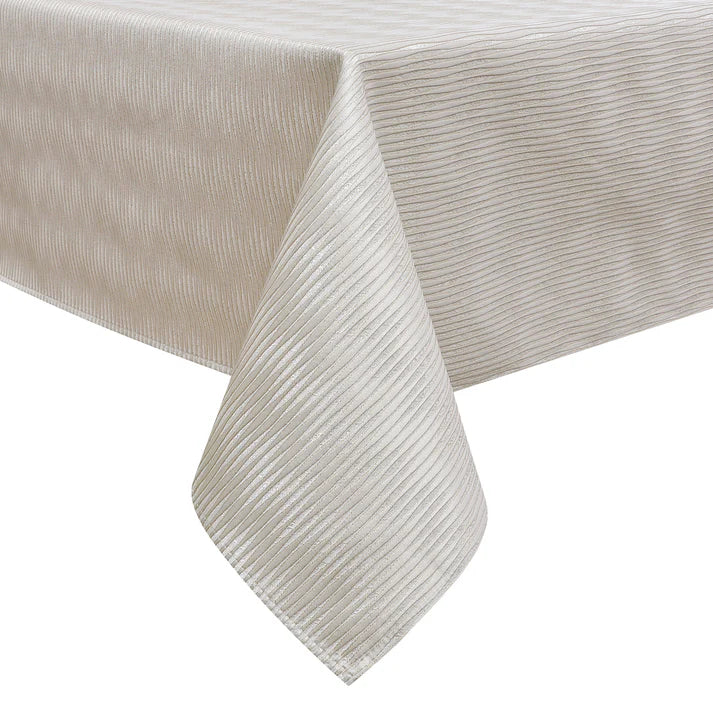 Jacquard Oceana Waves Gold Tablecloth