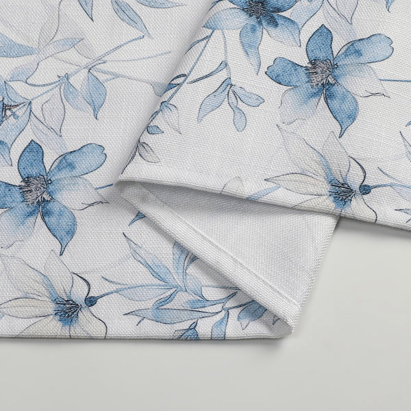 Harvest Weave Soft Blue Tablelcoth