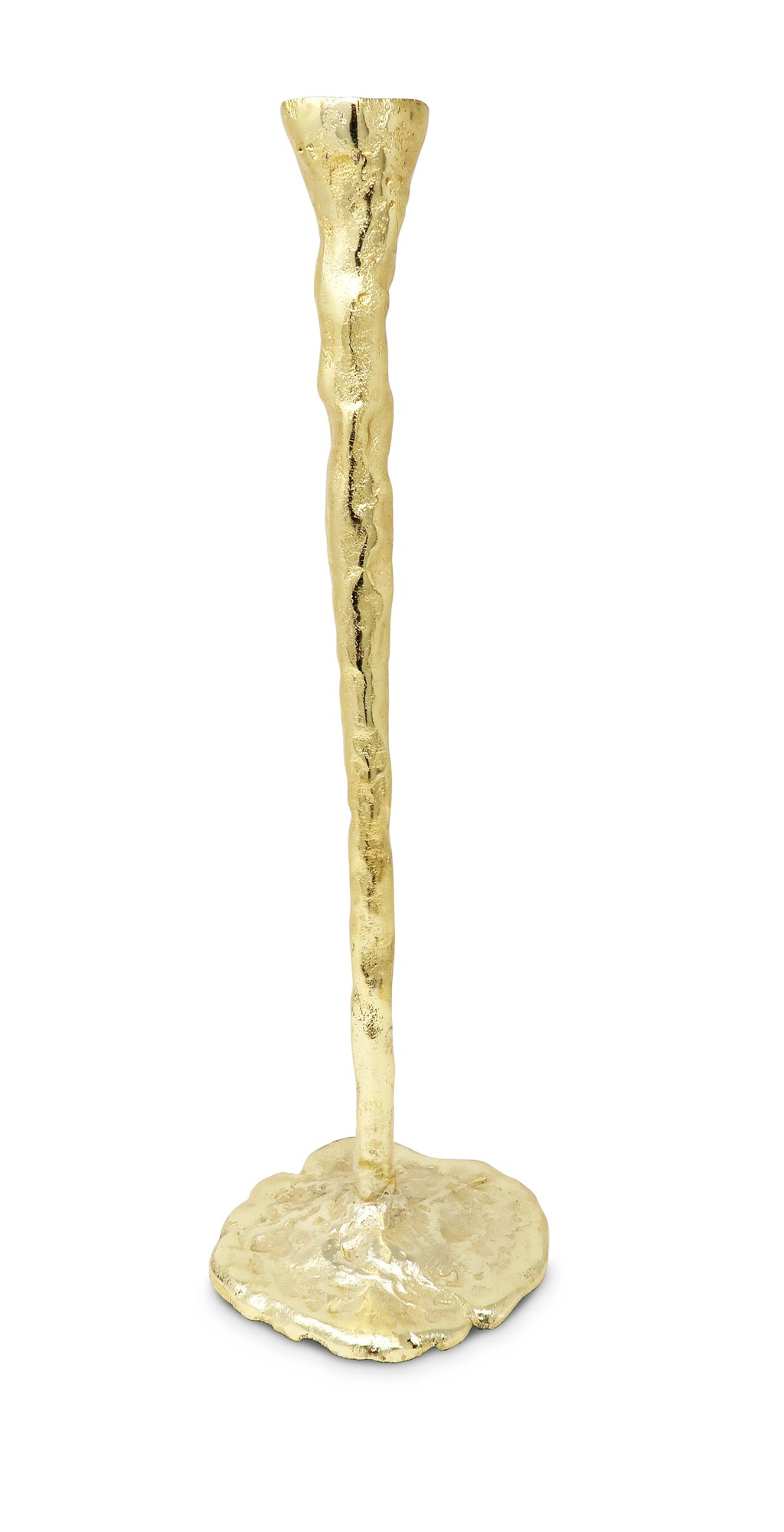 Gold Natural Taper Candle Holder, 2 sizes