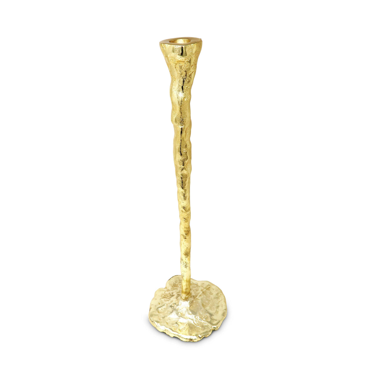 Gold Natural Taper Candle Holder, 2 sizes