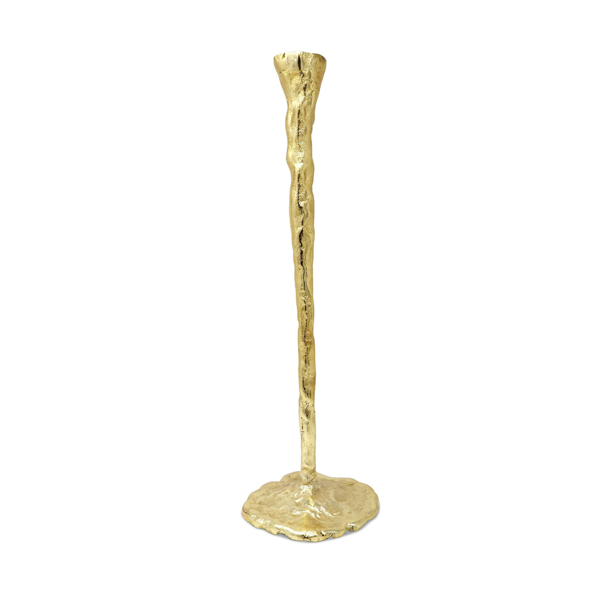 Gold Natural Taper Candle Holder, 2 sizes