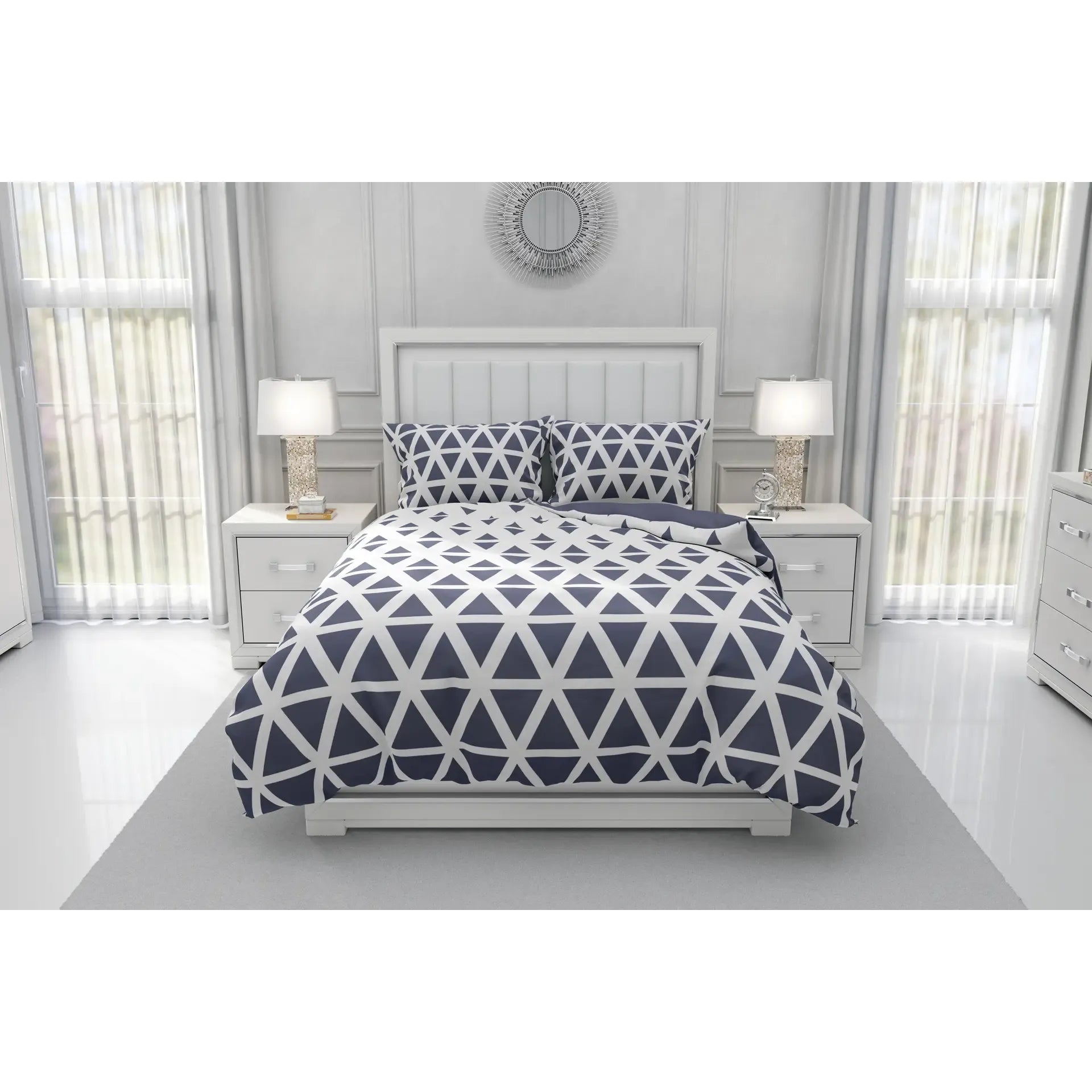 The Taj Velvet Duvet Cover Bedding Set