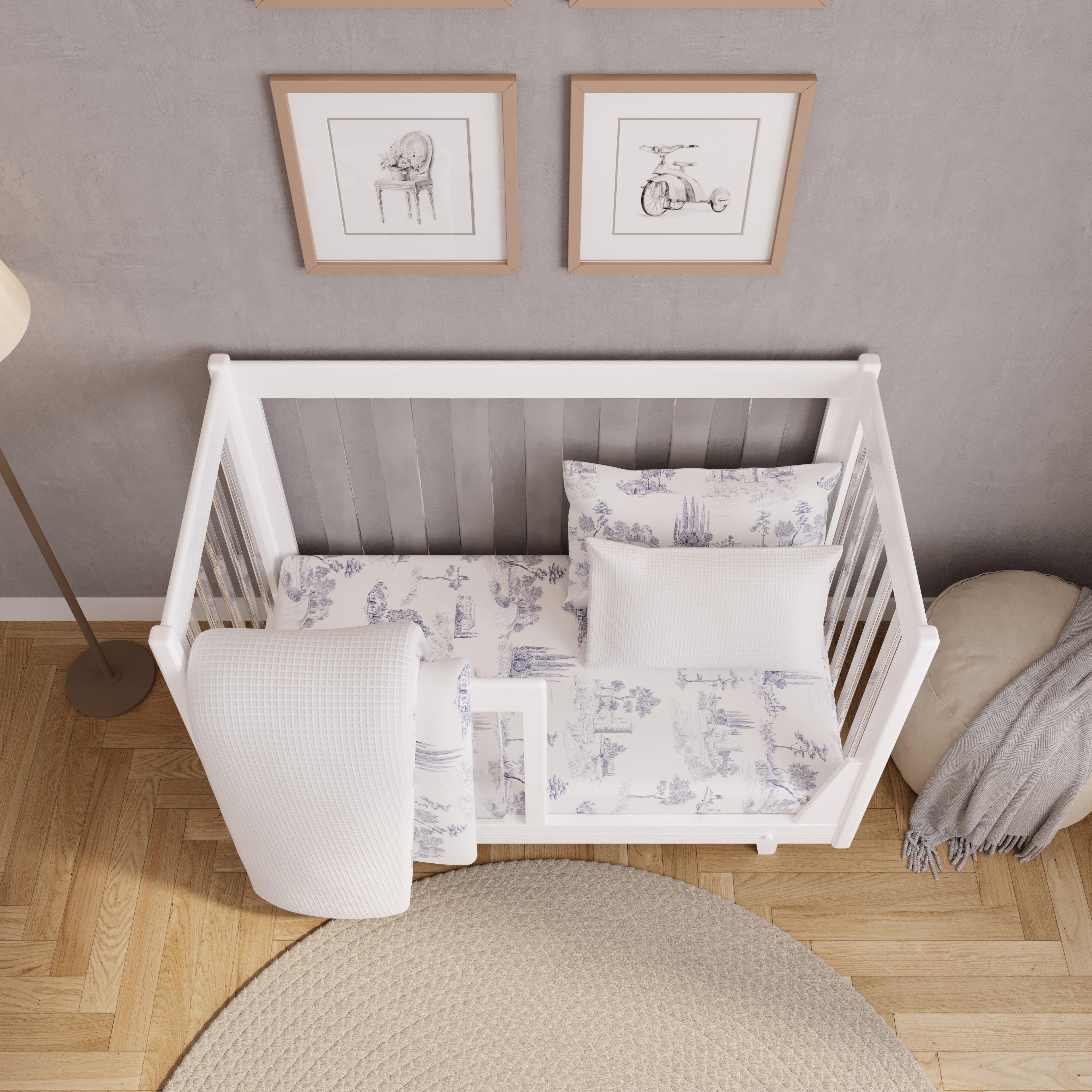 The Paris Cribset - Cobalt Blue