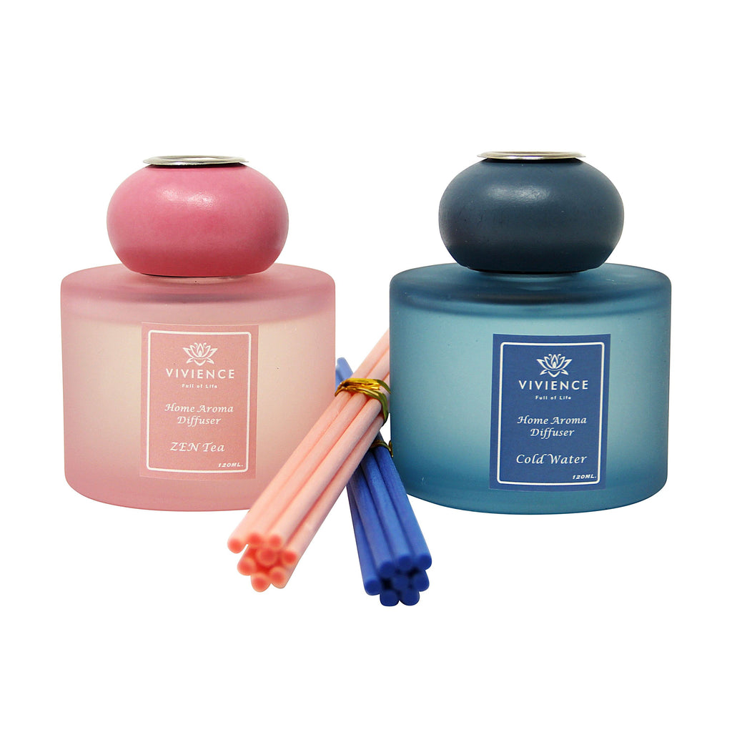Set of 2 Diffusers Blue & Pink