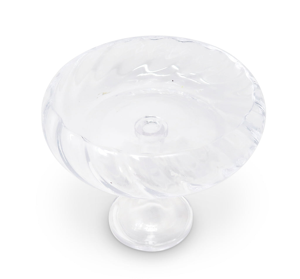Liscio Ottico - Round Stemmed Salad Bowl