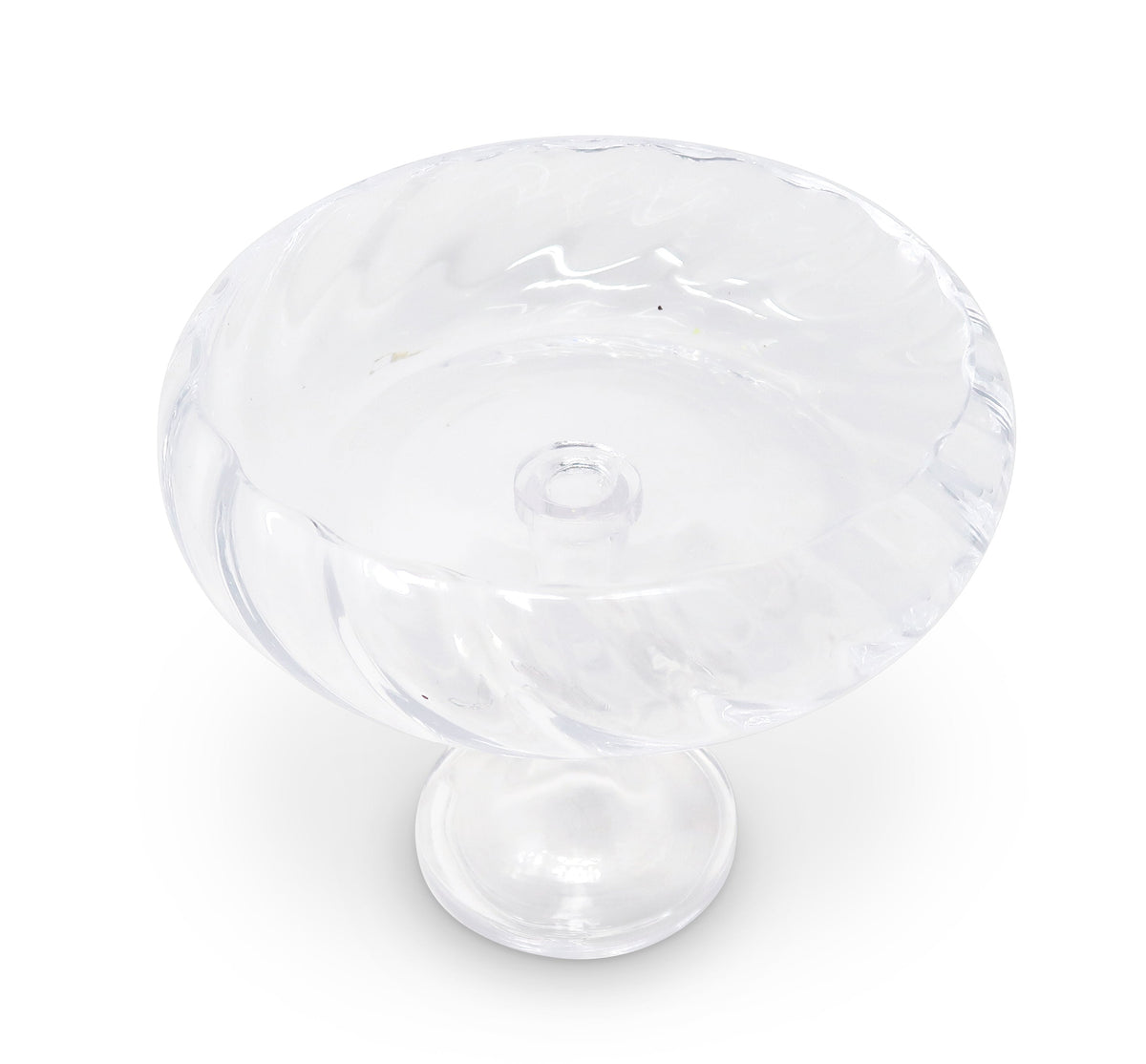Liscio Ottico - Round Stemmed Salad Bowl