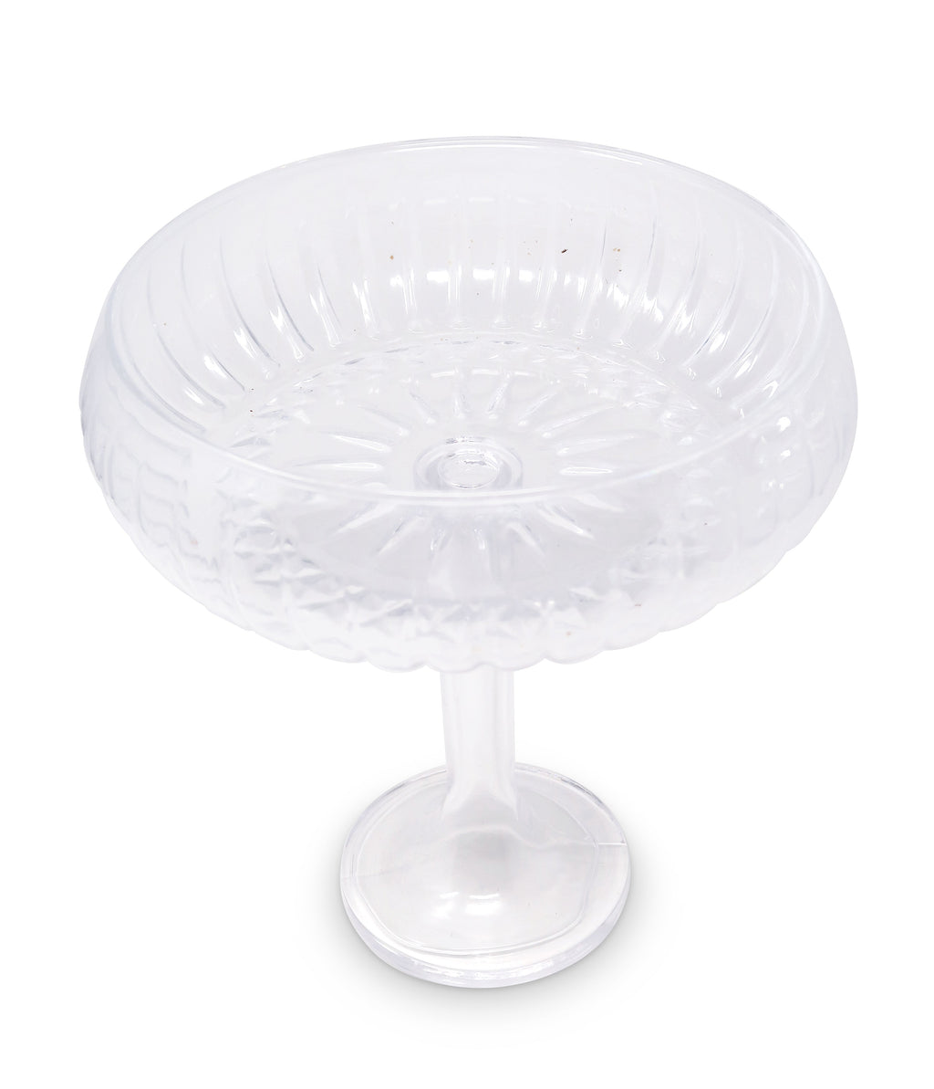Liscio Ottico - Round Stemmed Salad Bowl