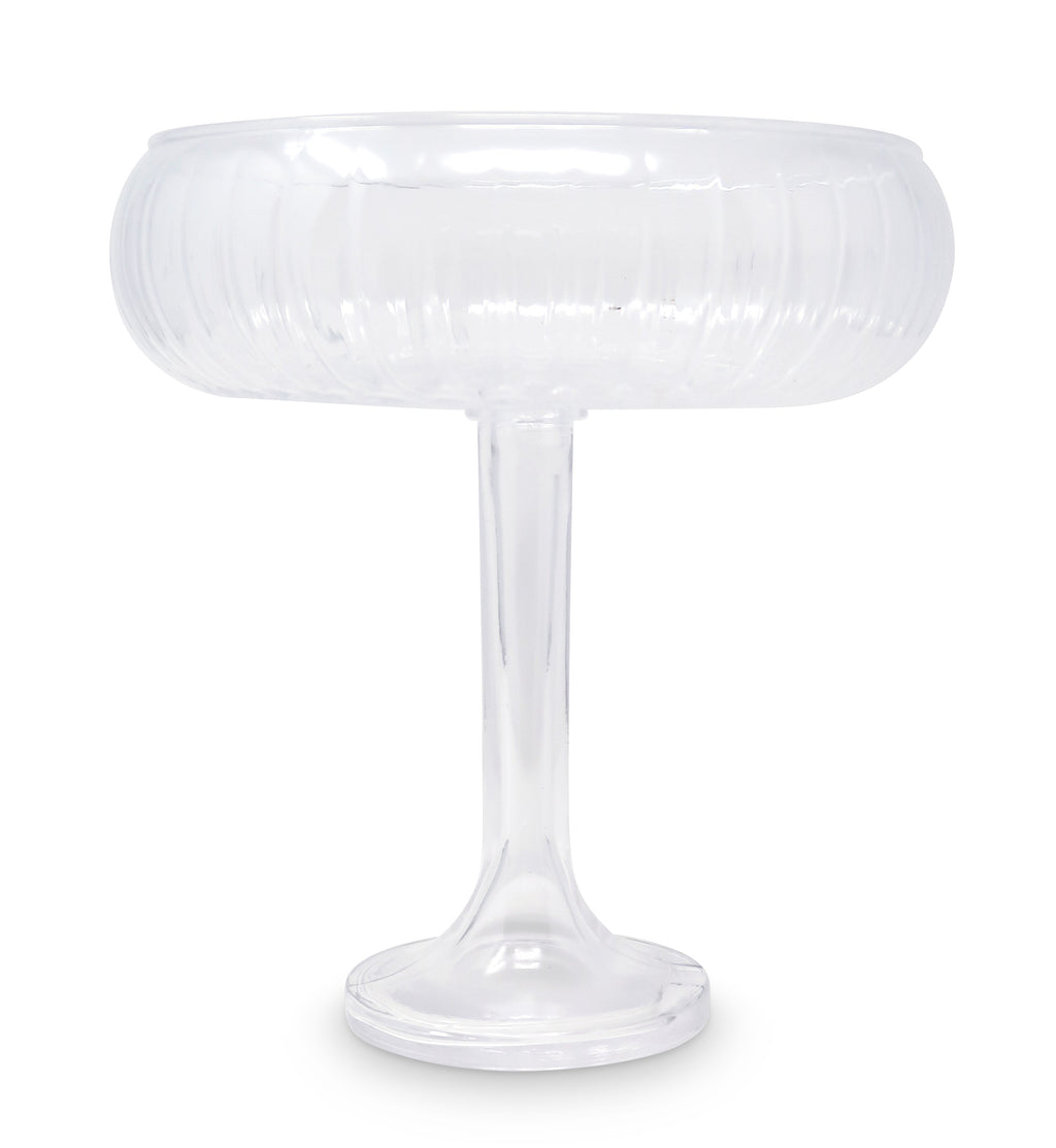 Liscio Ottico - Round Stemmed Salad Bowl
