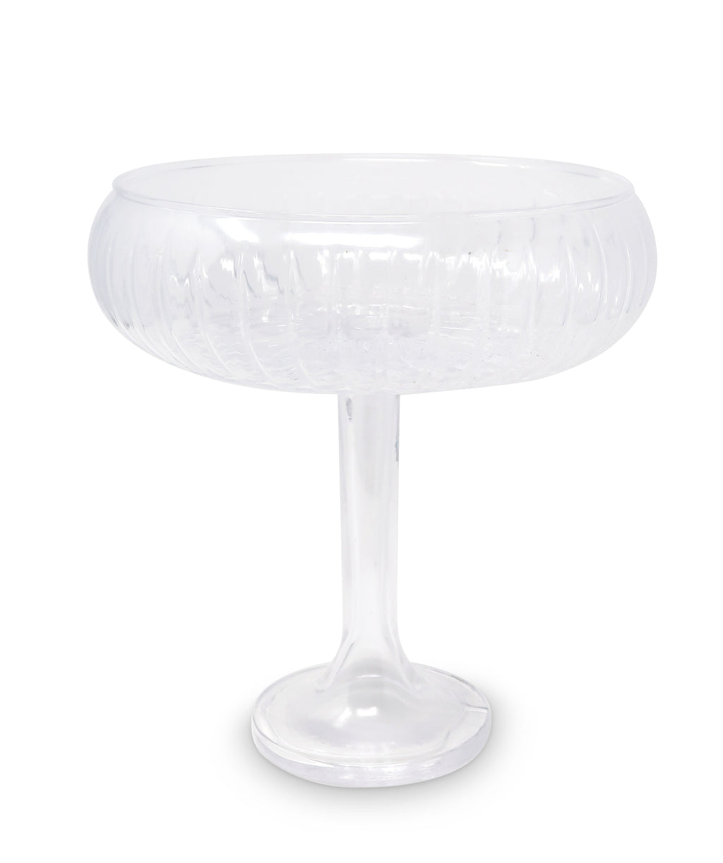Liscio Ottico - Round Stemmed Salad Bowl