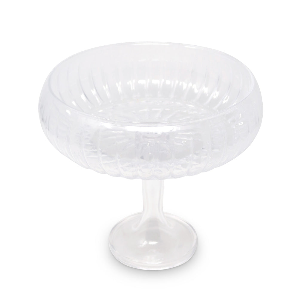 Liscio Ottico - Round Stemmed Salad Bowl