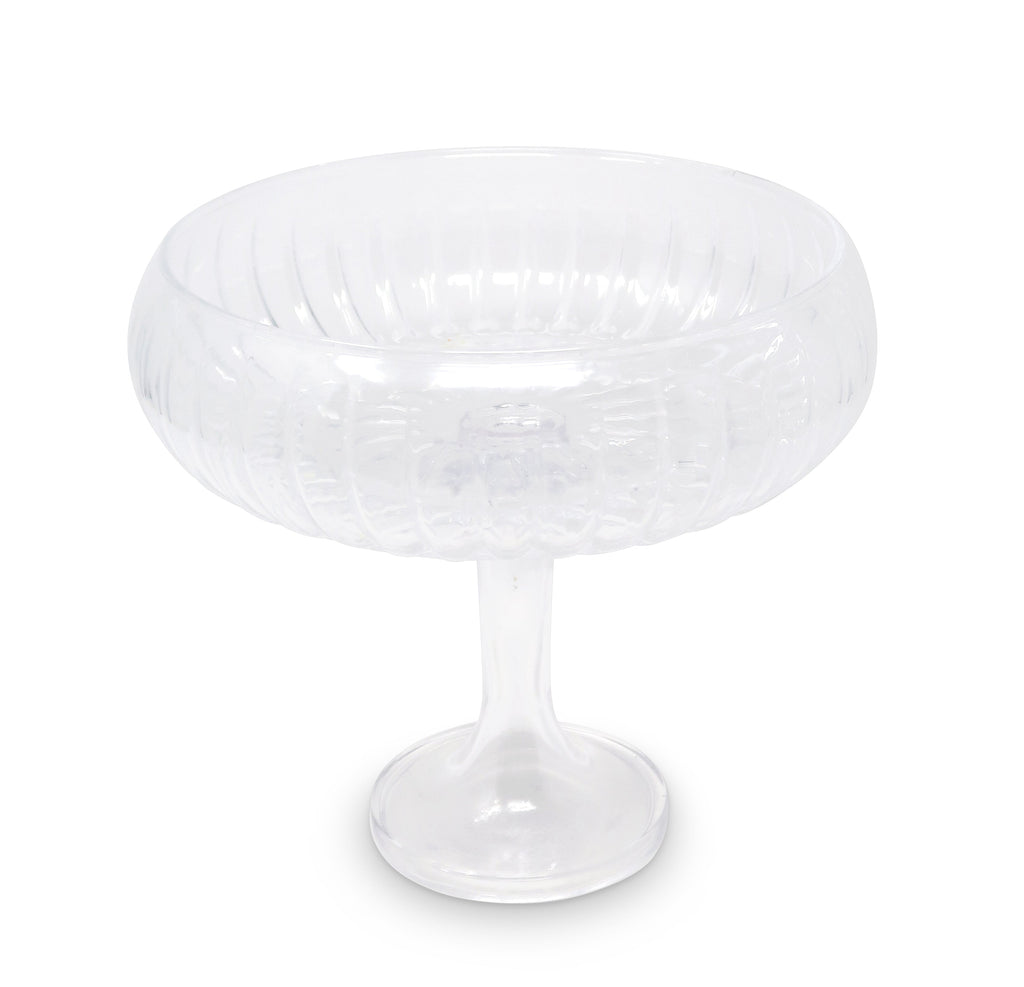 Liscio Ottico - Round Stemmed Salad Bowl