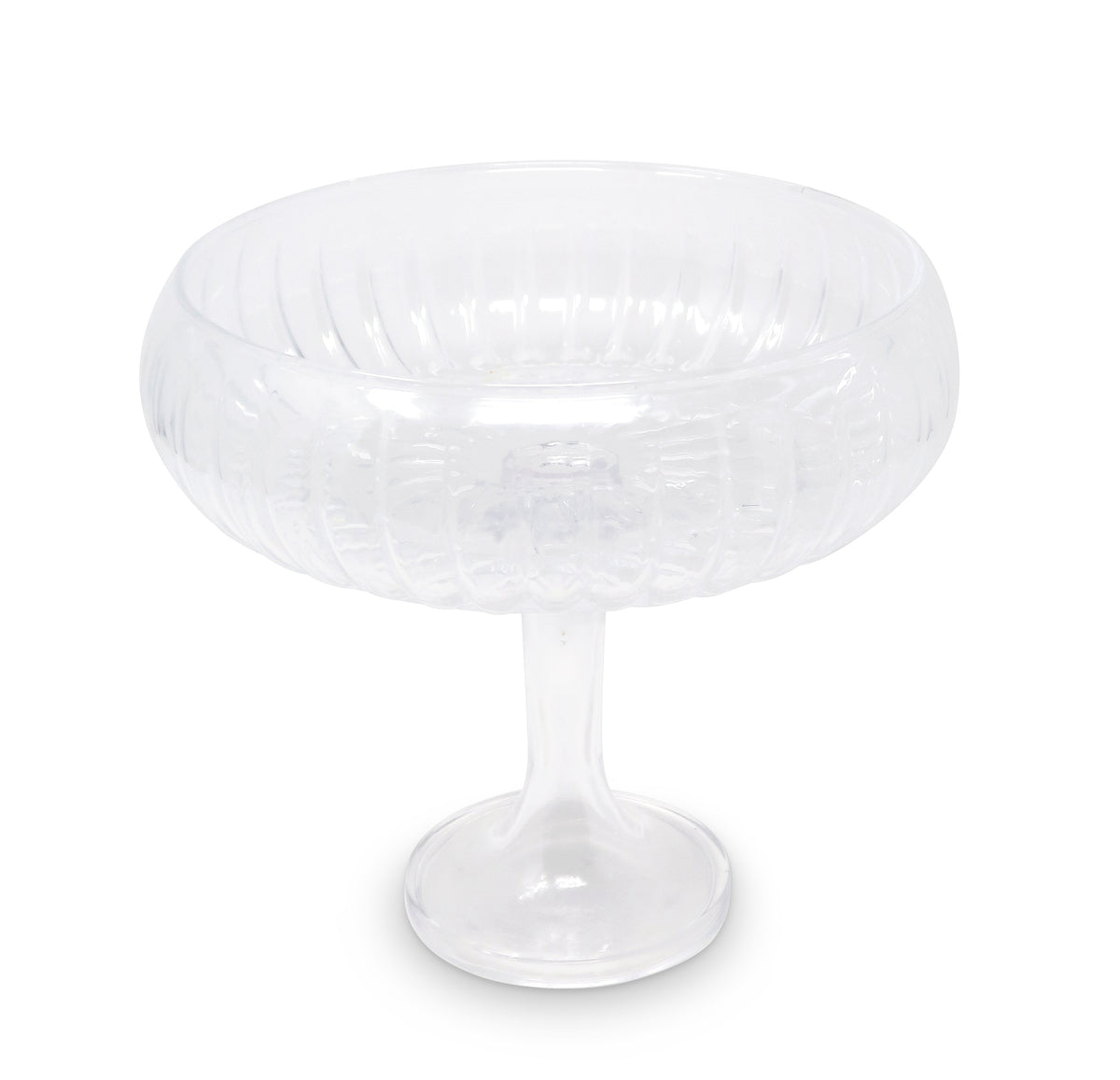 Liscio Ottico - Round Stemmed Salad Bowl
