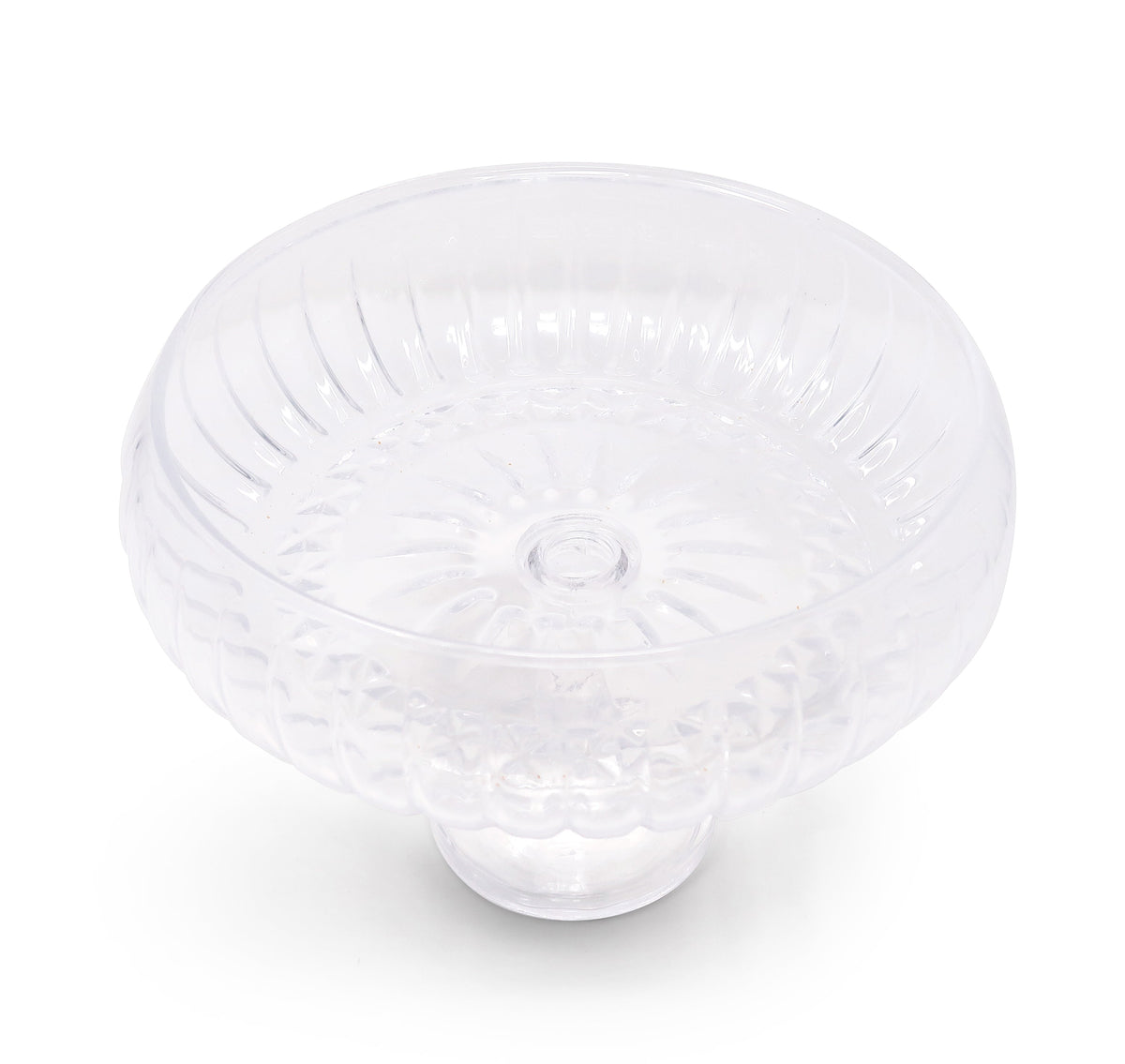 Liscio Ottico - Round Stemmed Salad Bowl