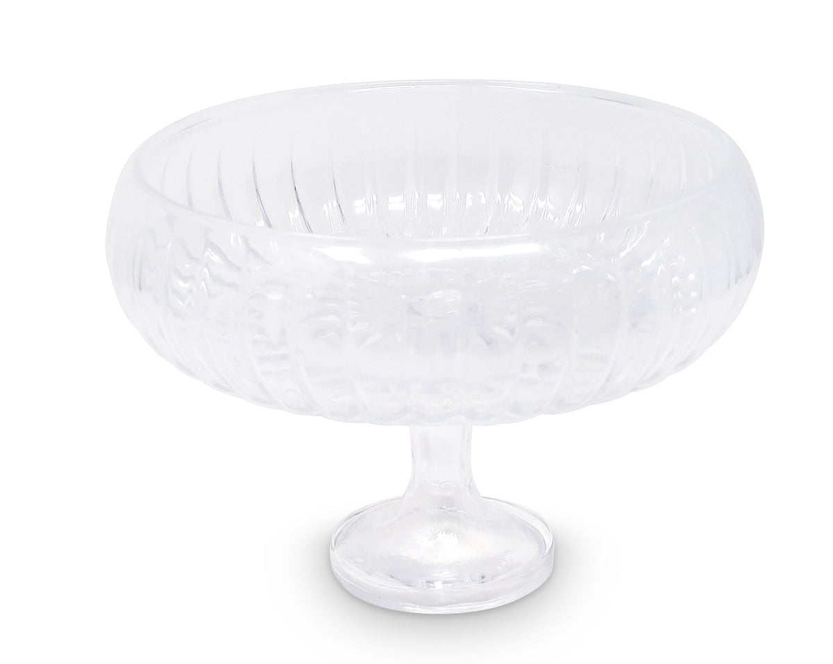 Liscio Ottico - Round Stemmed Salad Bowl