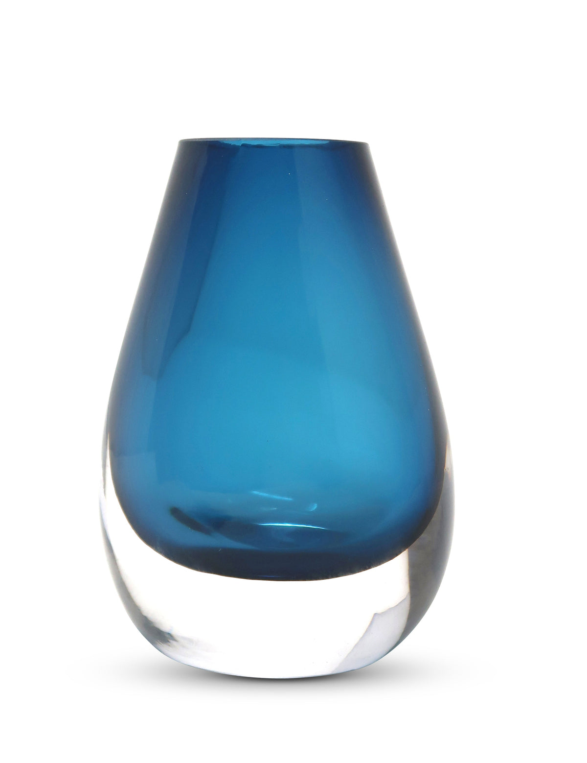 Blue Glass Bud Vase