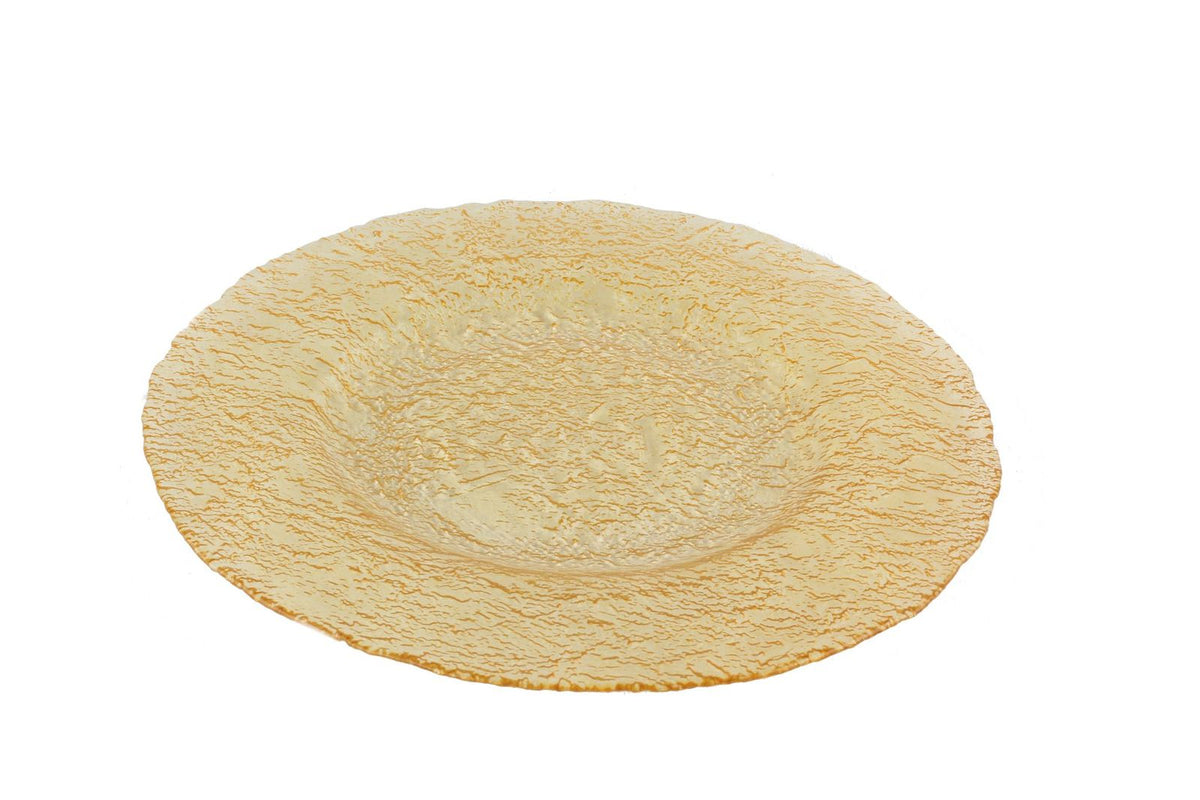 Set of 4 Textured 12.5"D Chargers (3 Colors Available)