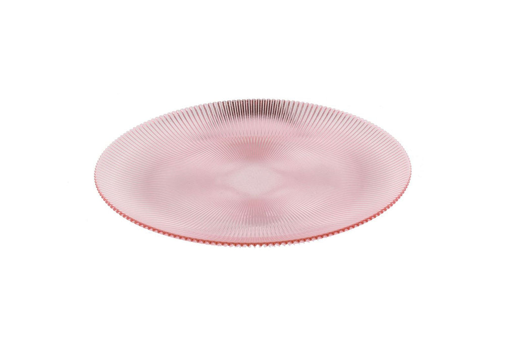 Set of 4 Ribbed Chargers -12.5"D (3 Colors Available)