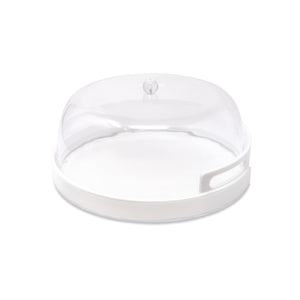 Acrylic Cake Dome with White Base, 13