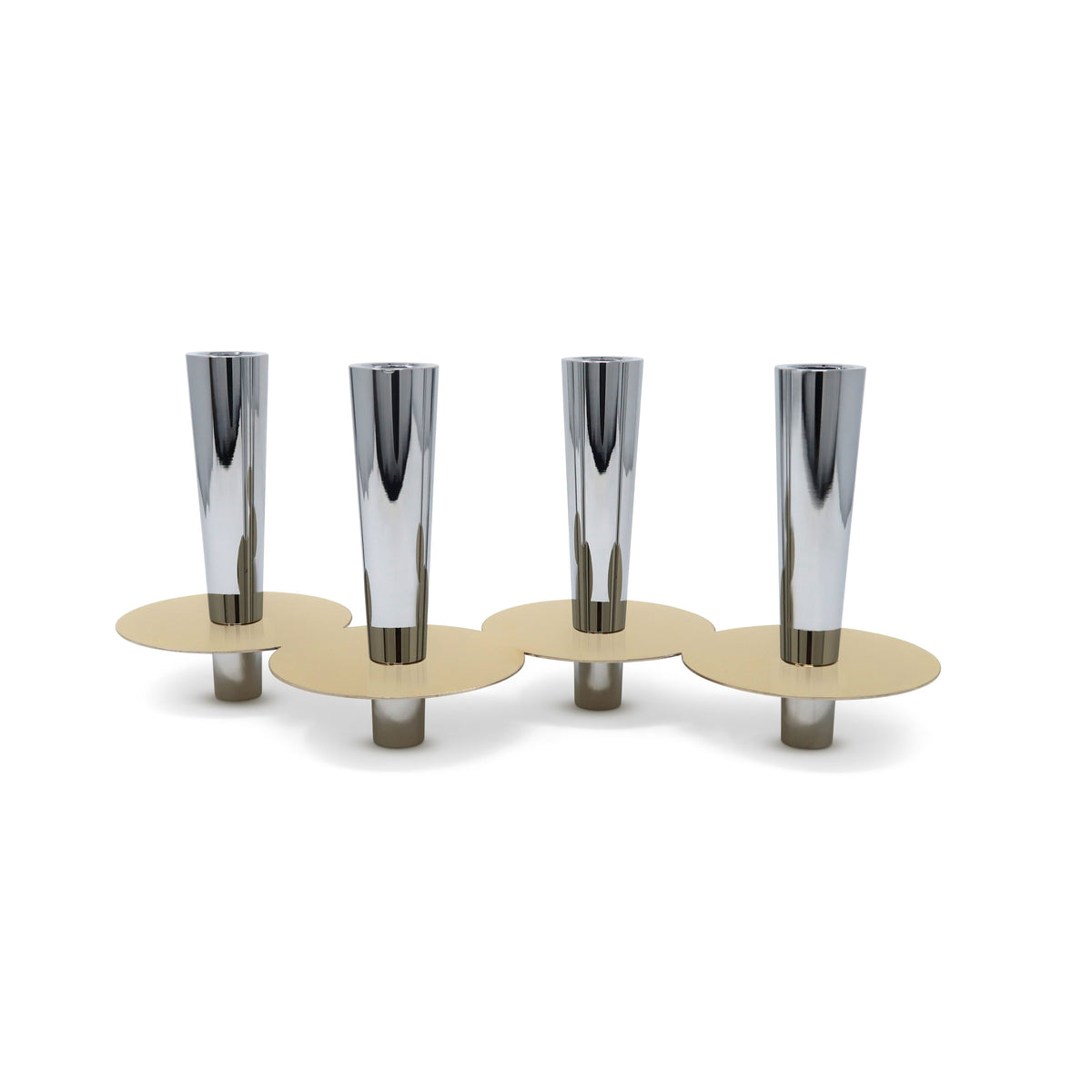 Gold Cluster Candle Holder