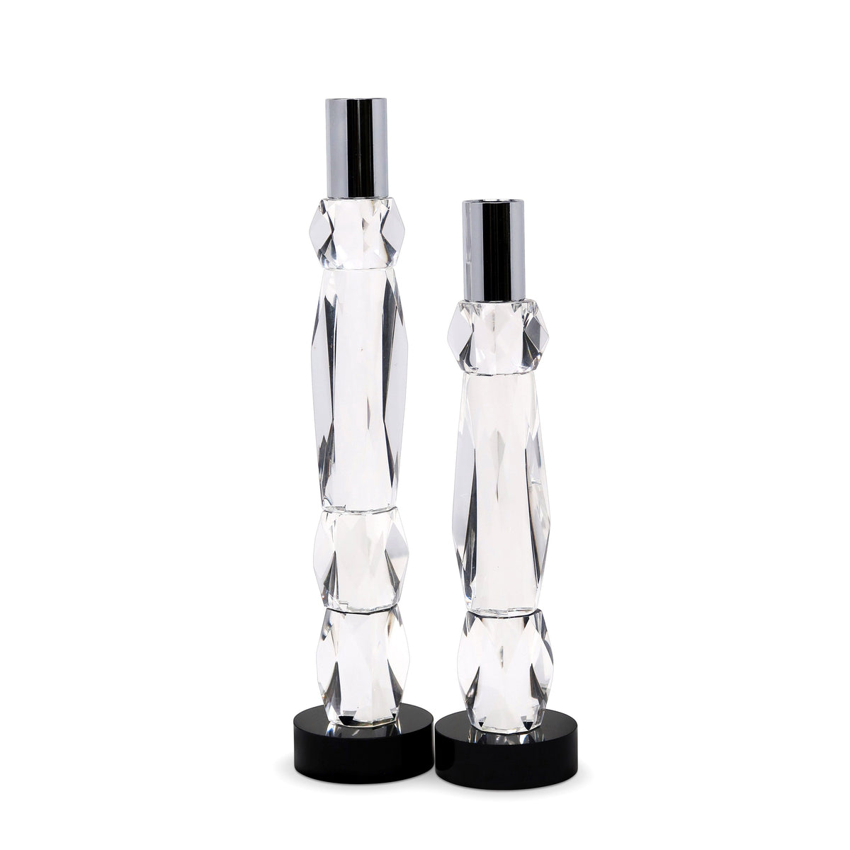 Crystal Candlestick Tall (2 sizes)