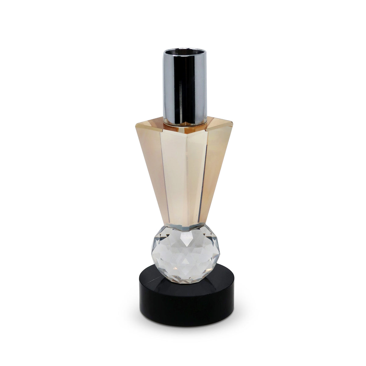 Multicolored Crystal Candle Holder