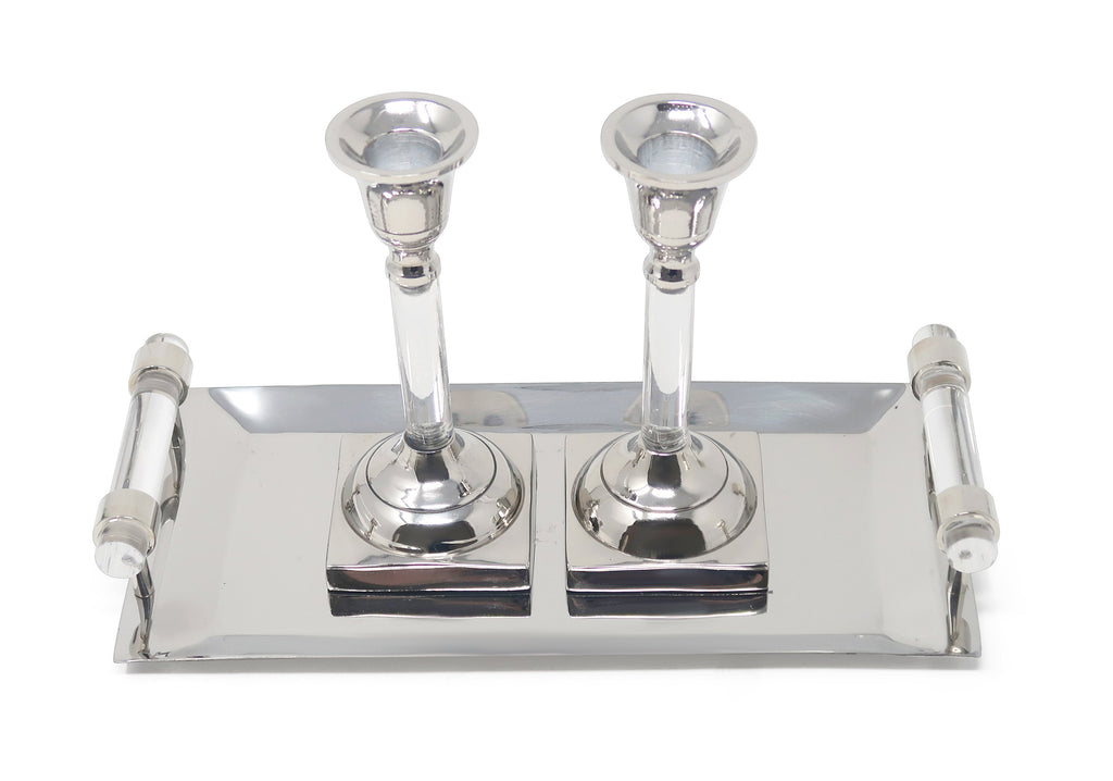 Candlestick Set with Tray (available in multiple colors options)