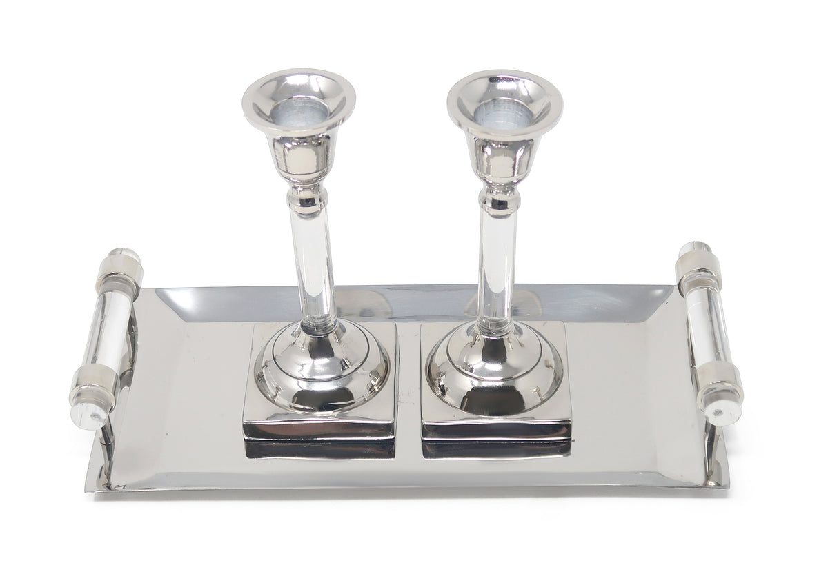 Candlestick Set with Tray (available in multiple colors options)