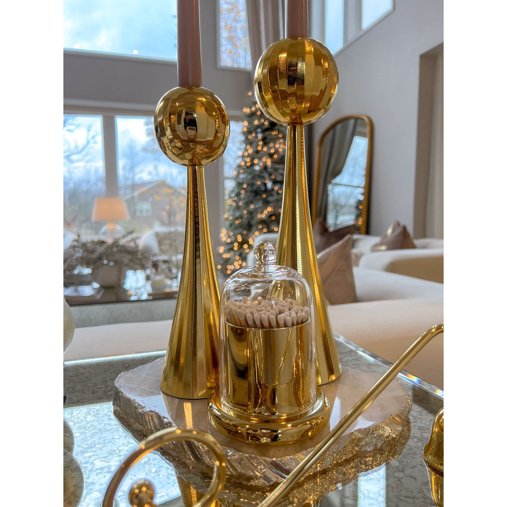 Gold Candlestick - 2 Sizes
