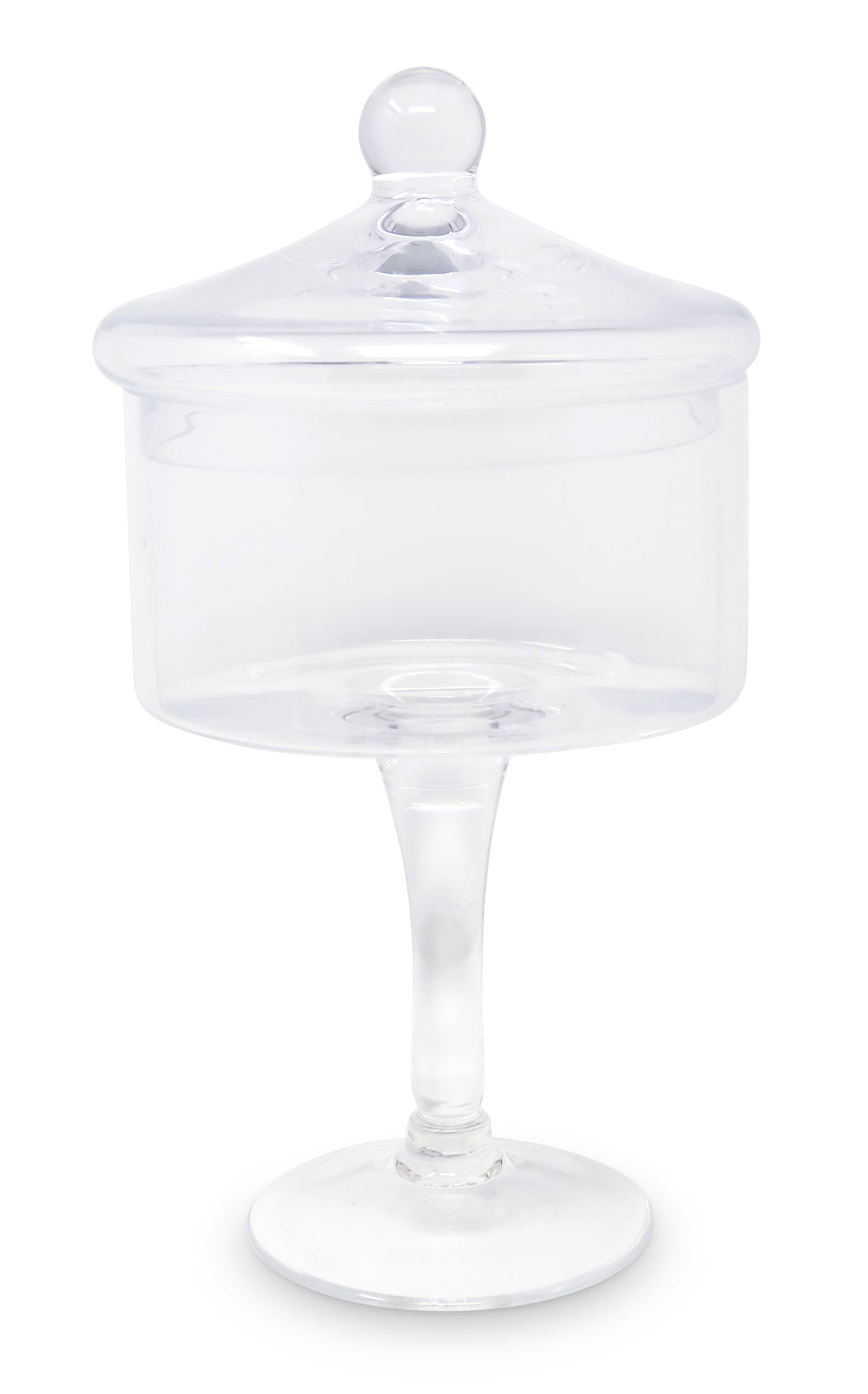 Liscio Ottico - Stemmed Cookie Jar with Ball Knob on Lid