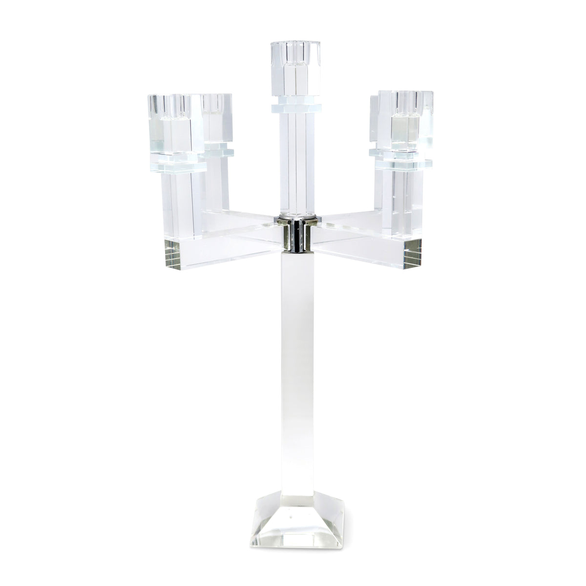 Square Shaped Crystal Candelabra (2 Sizes)