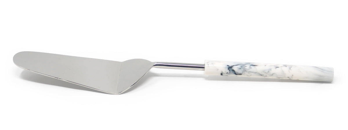 Cake/Salad Server Set with Marble Handle