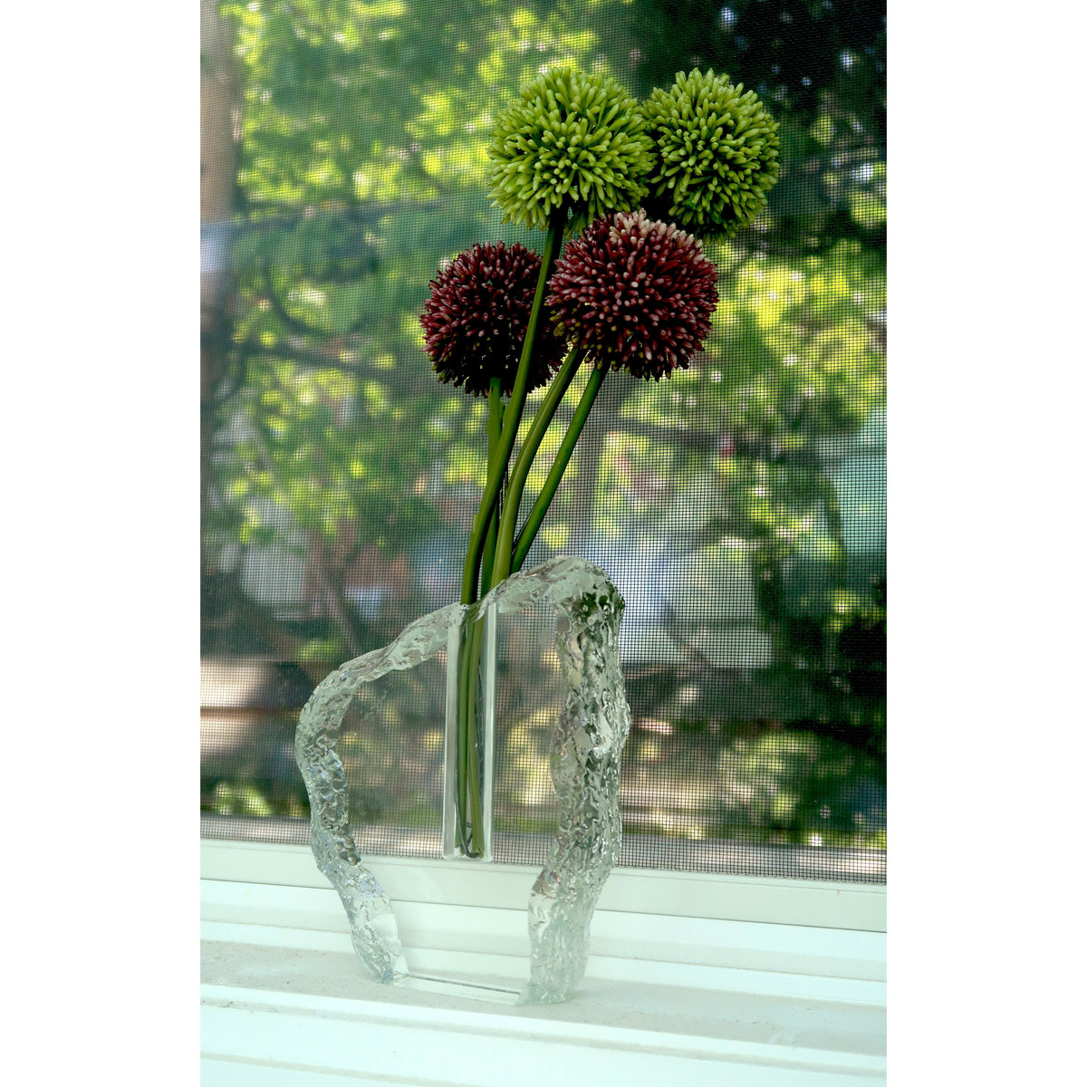 9.5"H Crystal Vase