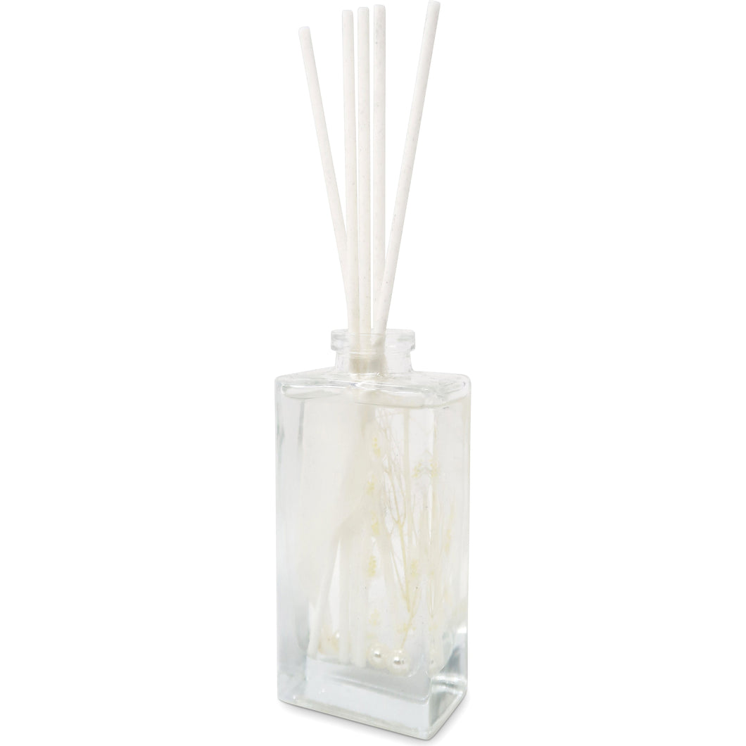 Preserved Flower Reed Diffuser - White with Sea Shell