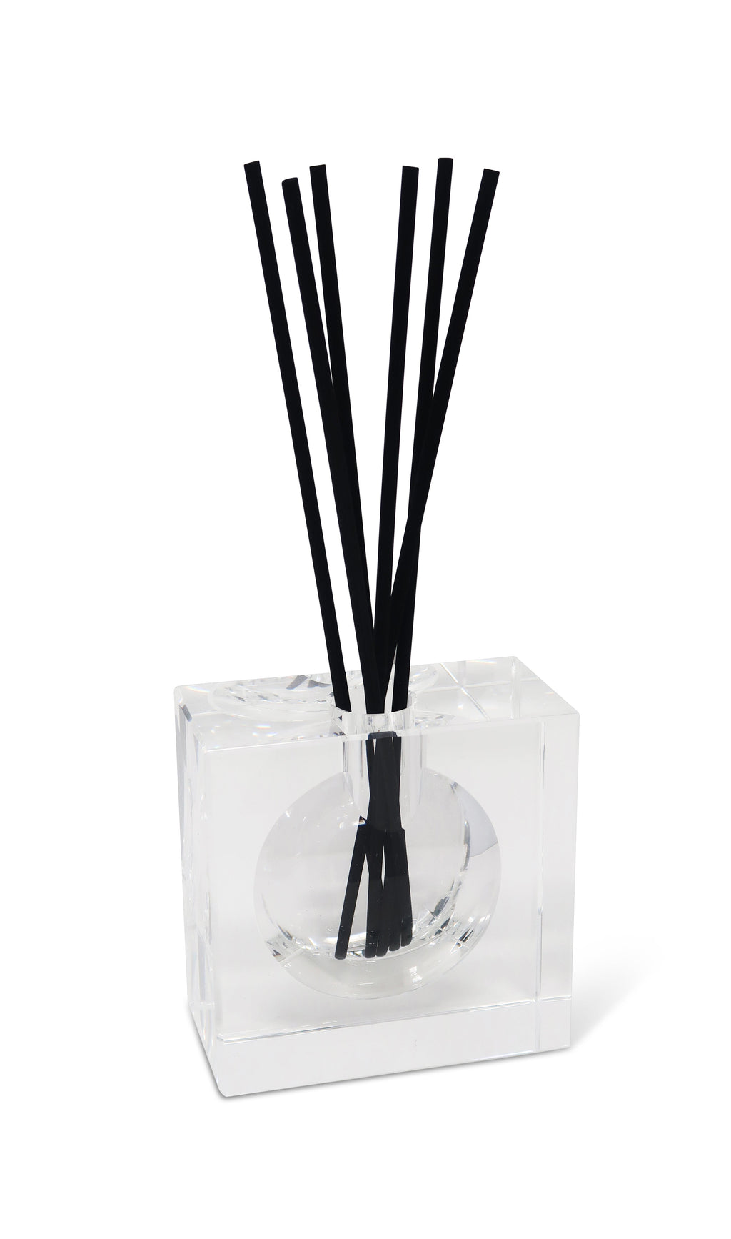 Crystal Diffuser with Black Reeds