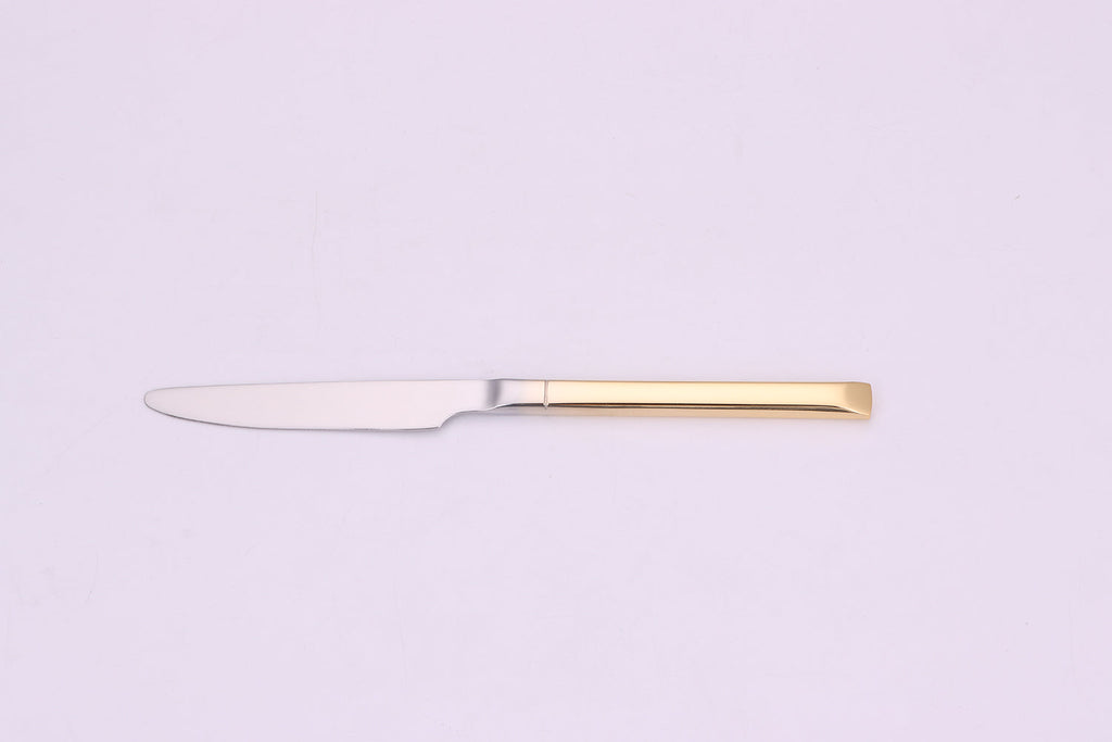 Simplicite 20 Pc Flatware with Graduated Gold Handles, Service for 4