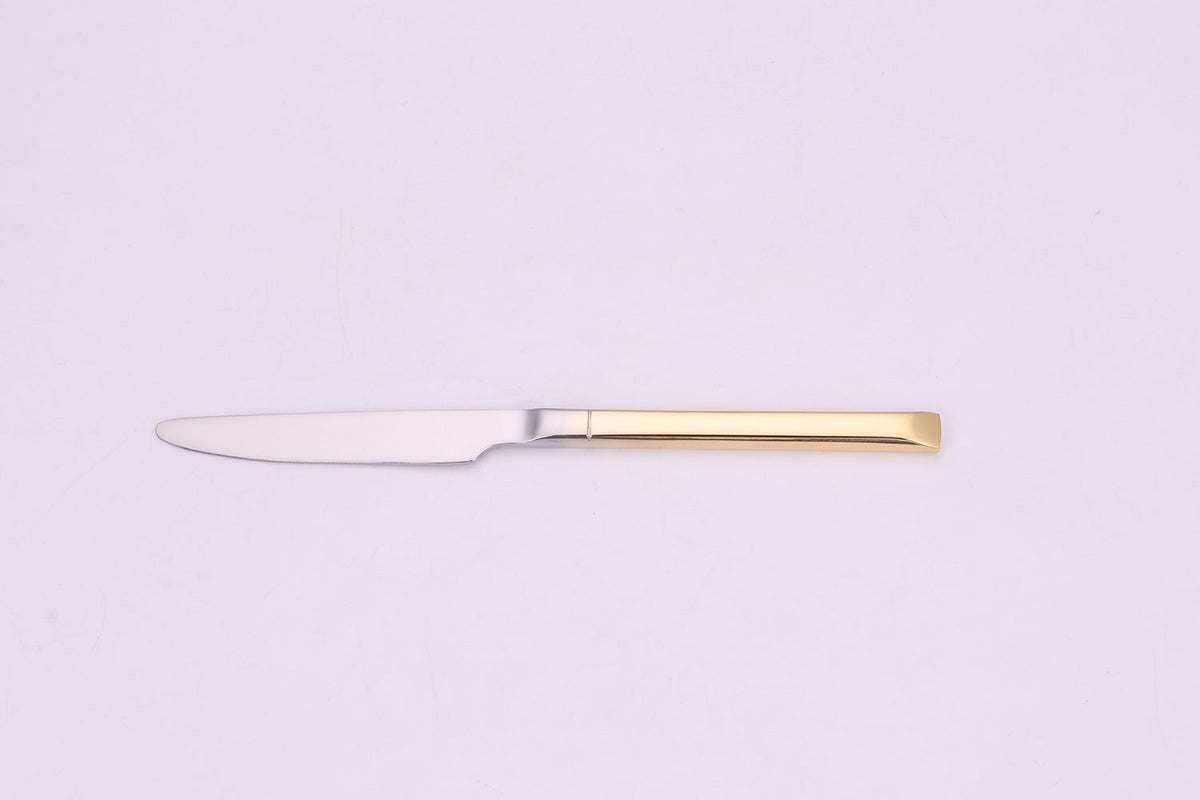 Simplicite 20 Pc Flatware with Graduated Gold Handles, Service for 4
